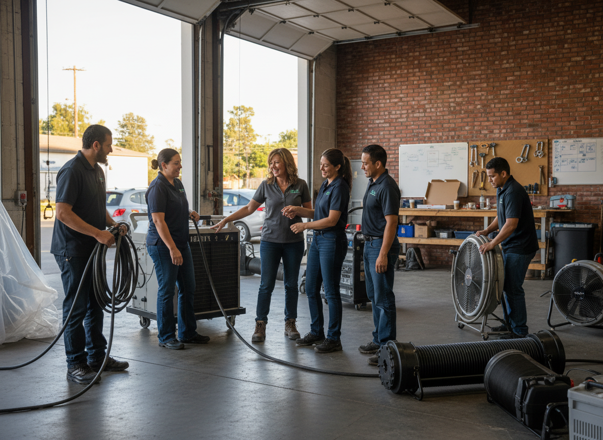 Water Damage Restoration Tujunga team