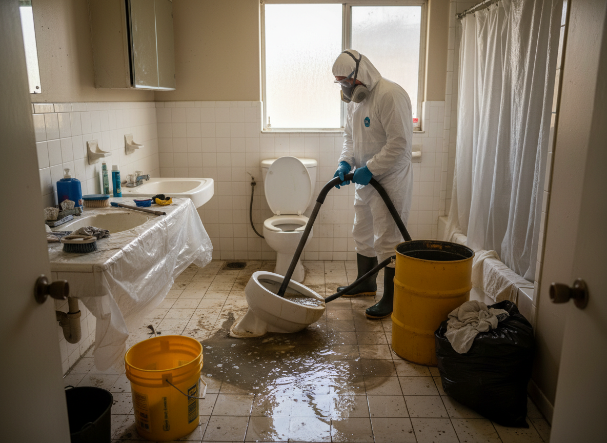 Toilet Overflow Cleanup in Tujunga, CA