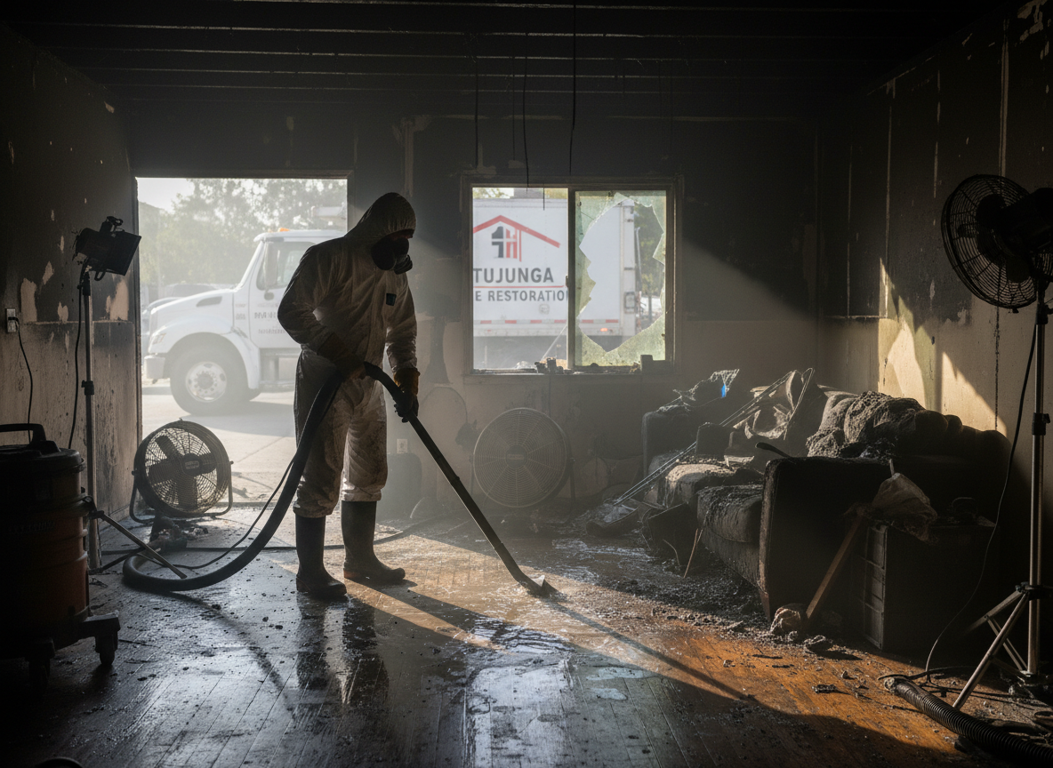 Water Damage Remediation After Fire in Tujunga, CA